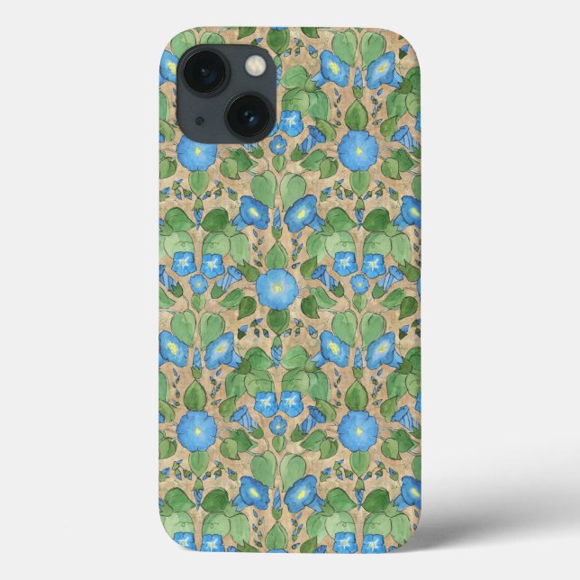 Mala iPad da Glória Azul Nostálgica da Manhã (Verso)