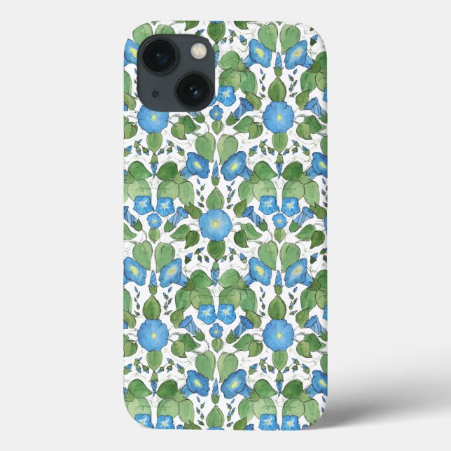 Mala iPad da Glória Azul Nostálgica da Manhã (Verso)