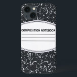 Mala iPad de Notebook Composição Personalizável<br><div class="desc">É hora de ir à velha escola com este maleta iPad de notebook personalizável! A design apresenta um cobrir preto e branco clássico do livro de composição da infância de todos. Você pode personalizar o caso clicando no ícone "personalizá-lo" e simplesmente adicionando seu texto no espaço fornecido. É fácil para...</div>