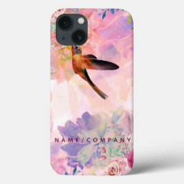 Mala iPad Personalizada de Aquarela Hummingbird