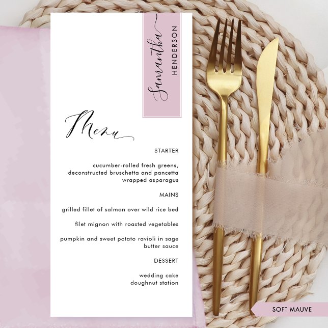 Mala Suave, Personalizada com o Menu Chic do Nome  (Criador carregado)