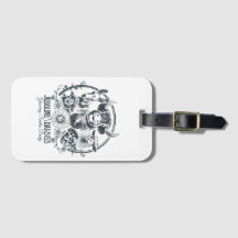 Malabarismo com a etiqueta de bagagem da família d