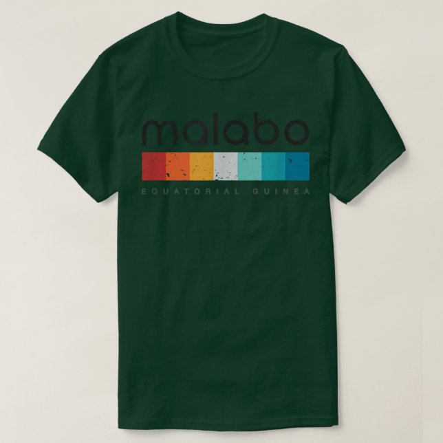 Malabo Equatorial Guinea T-Shirt (Frente do Design)