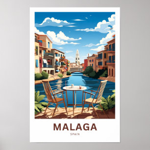Málaga - Espanha Impressão de Viagens