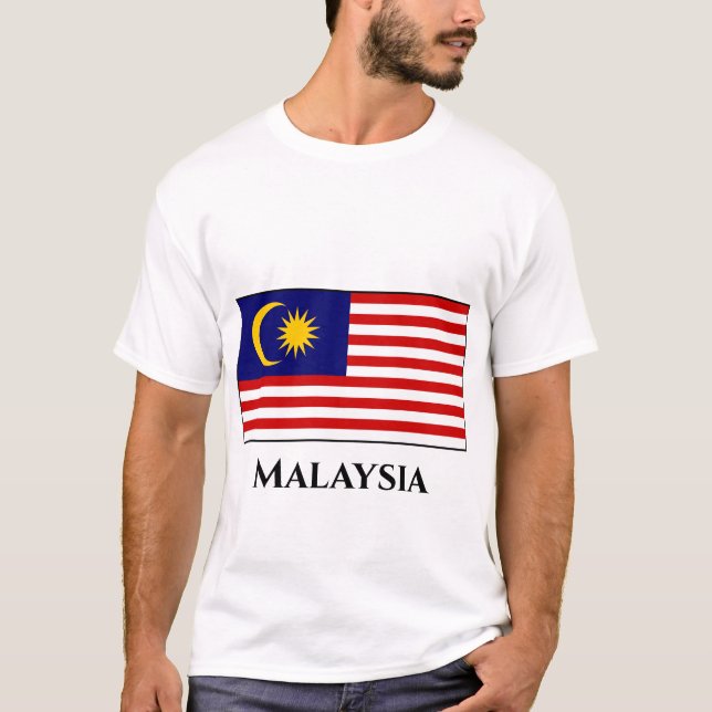 Malásia Flag T-Shirt (Frente)