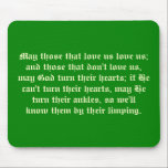 Maldição Irlandesa Mousepad<br><div class="desc">Maldição Irlandesa Mousepad</div>