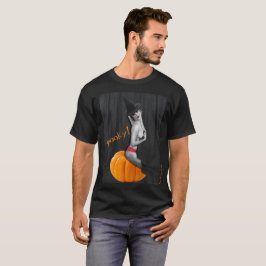 Maldita Bruxa Sexy Halloween Pinup Mens Camisa Neg