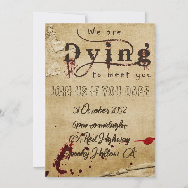 Maldito Convite de Halloween (Frente)