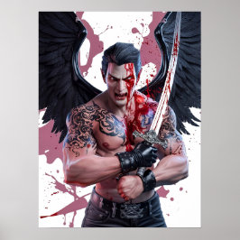 Maldito Vampiro Guerreiro Poster Art