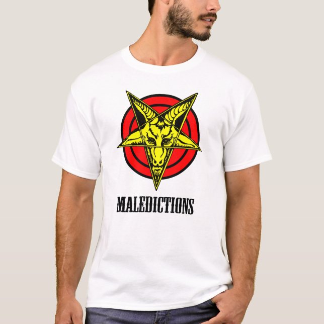 Maledicções Camiseta Branca (Frente)