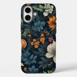 Maleta Floral Dark Vintage Tough iPhone 16 Plus