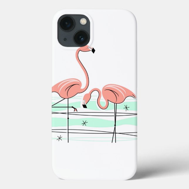 Maleta iPad Flamingo Ocean (Verso)