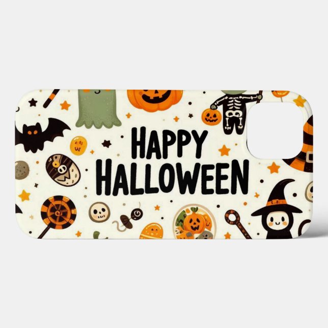 maleta iPhone / iPad do halloween (Verso (horizontal))