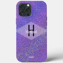 Maleta monograma roxaMate iPhone HAMbyWG