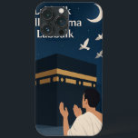 "Maleta Móvel Noite de Kaaba - Peregrino na Oração<br><div class="desc">Enrole seu telefone com fé e serenidade com este caso móvel inspirado espiritualmente. Apresentando uma vista noturna pacífica da Santa Kaaba sob uma lua radiante, um peregrino em íhram branco levanta as mãos em uma dua sentida. As pombas brancas sobem acima, e as palavras sagradas aparecem suavemente no céu. Um...</div>