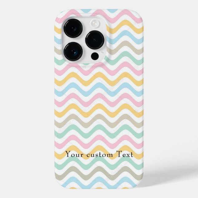 Maleta personalizada de texto mínimo Iphone 14 Pro (Verso)