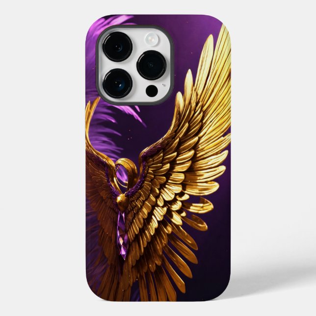 Maleta Purpile iPhone 14 Pro Gabinete/Cobrir (Verso)