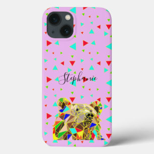 Maleta Rosa-Urso Cinza, Maleta Samsung Galaxy