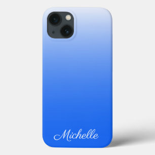 Malha elétrica azul-verde personalizada ombre