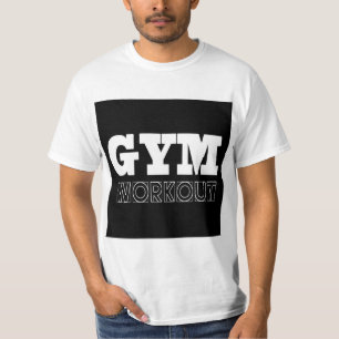 Malhação T-Shirt da Bomba de Cobrir de Workout Gym
