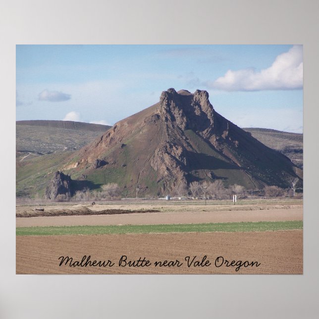 Malheur Butte Poster (Frente)