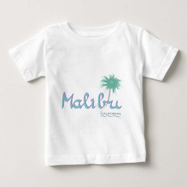 Malibu, Camiseta de Bebê Cute da CA (Frente)