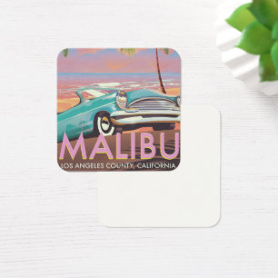 Malibu, Los Angeles, poster de viagens da Califór