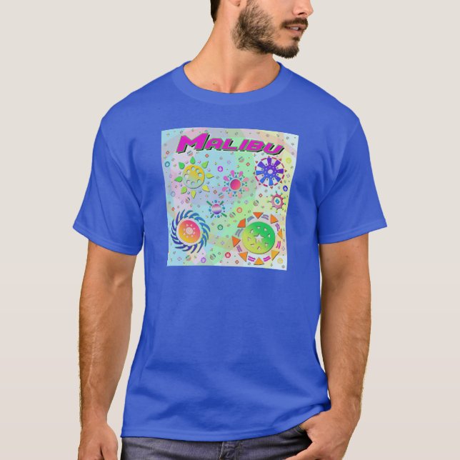 Malibu Seven Suns & Energy T-Shirt (Frente)