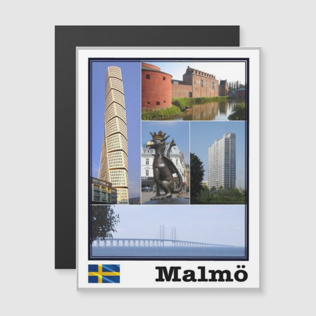 Malmö - Suecia - Mosaico - (Frente/Verso)