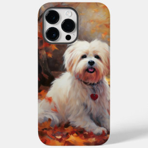 Malti Tzu no outono Folhas caem inspiração