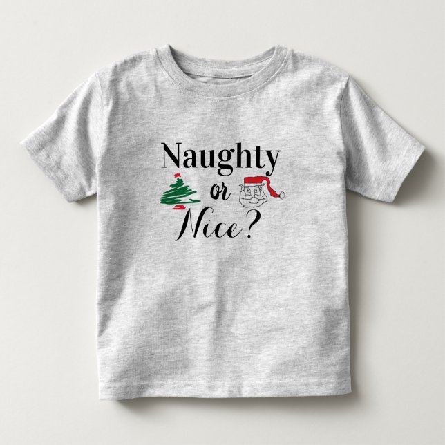 Malvado ou NIce? Camisa Natal (Frente)