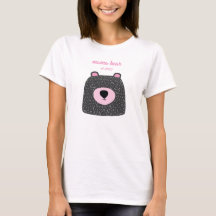 Mama Bear é Camiseta Personalizada Presente para N
