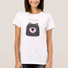 Mama Bear é Camiseta Personalizada Presente para N
