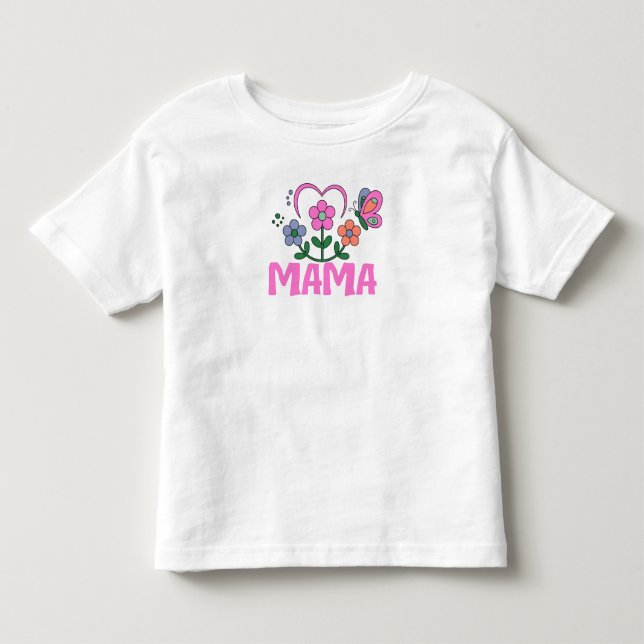 Mama, Camiseta de Presente do Dia das Mães. (Frente)