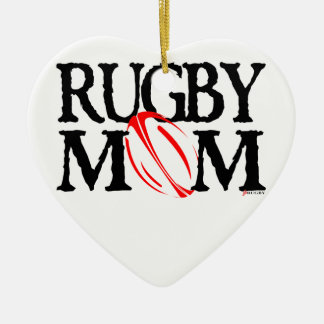 Mamã do rugby - ornamento