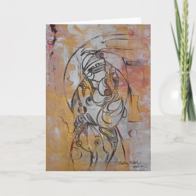 Mama e I (b) - cartão (Frente)