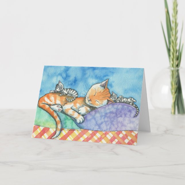 Mama e o cartão dos gêmeos de Molly Harrison (Frente)