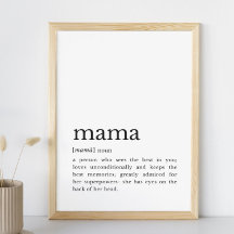 Mama Filipino Wall Art Filipinas Poster