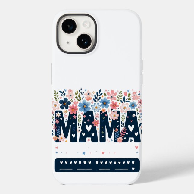Mama Floral Heart – Boho Chic Mom Design (Verso)