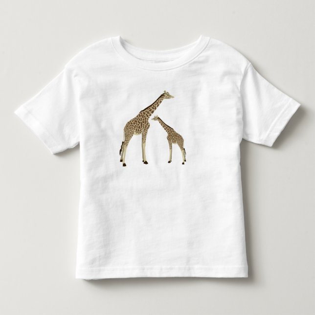 Mama Girafa Criança T-shirt (Frente)