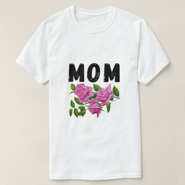 Mama Love T-Shirt | Oferta doce e Na moda para Mãe (Frente do Design)