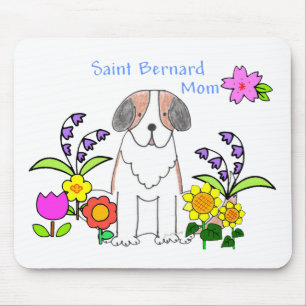 Mamã Mousepad de St Bernard