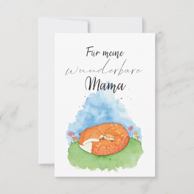 Mama Muttertag du bist wunderbar (Frente)