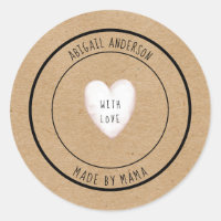 Mama russa - Etiqueta de Almoço Personalizado para