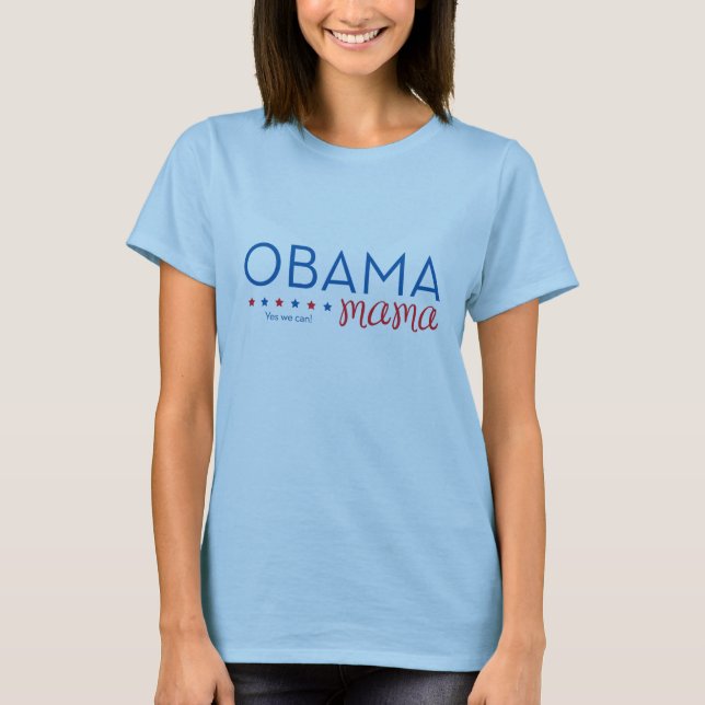 Mama Sim Nós Poder de Obama! Camisa (Frente)