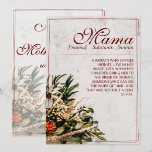 Mama - simplesmente insubstituível - Buquê