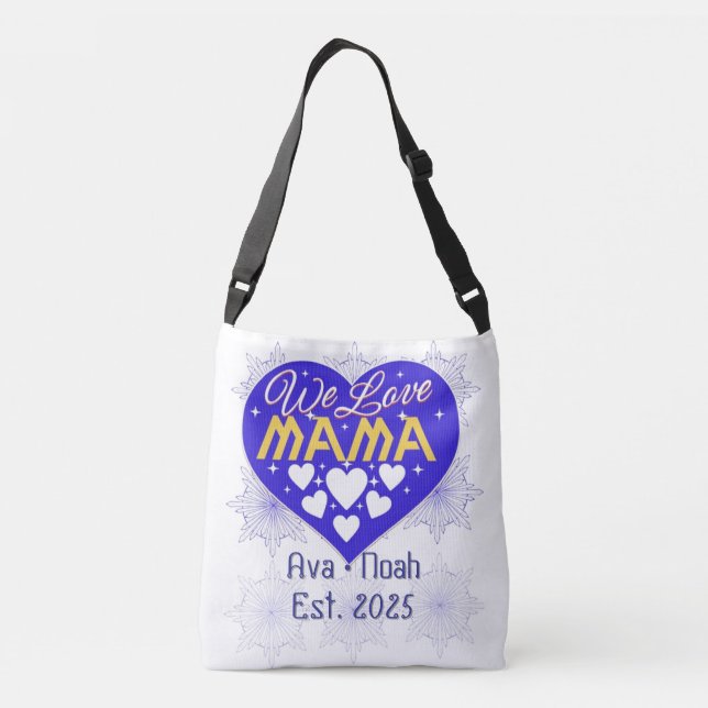 Mama Tote Bag - Na moda diário Bag para Mães (Verso)