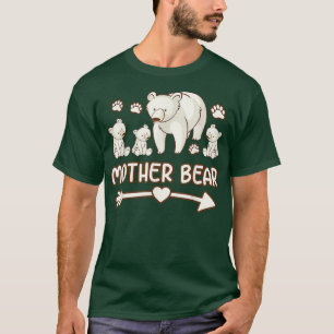 mamã urso para mulheres, mamã urso 3 camisas