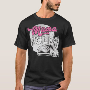 Mama Wolf protege seu filho T-Shirt