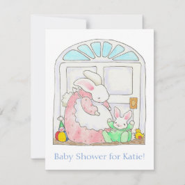 Mamãe, Bunny Bebê e convite para Pintinho